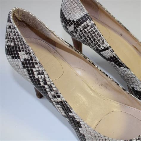 buy calvin klein ladies snake skin shoes|Calvin Klein snakeskin pumps.